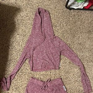 Gymshark Jogger/Cropped Hoodie Set